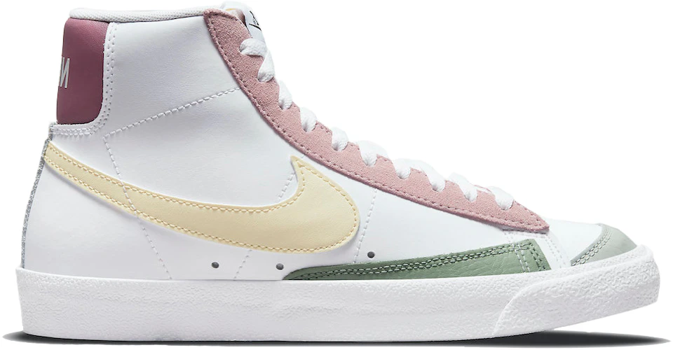 Nacarado Amplificar Electropositivo Nike Blazer Mid 77 White Pink Green Yellow (W) - DN5052-100 - ES