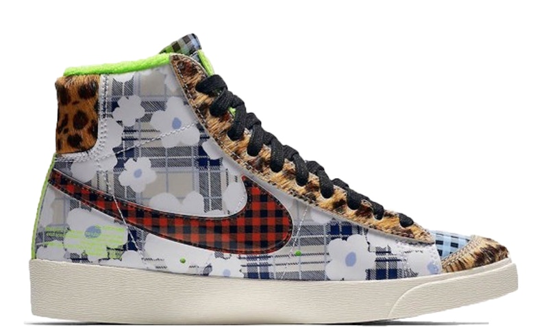 nike blazer checkered