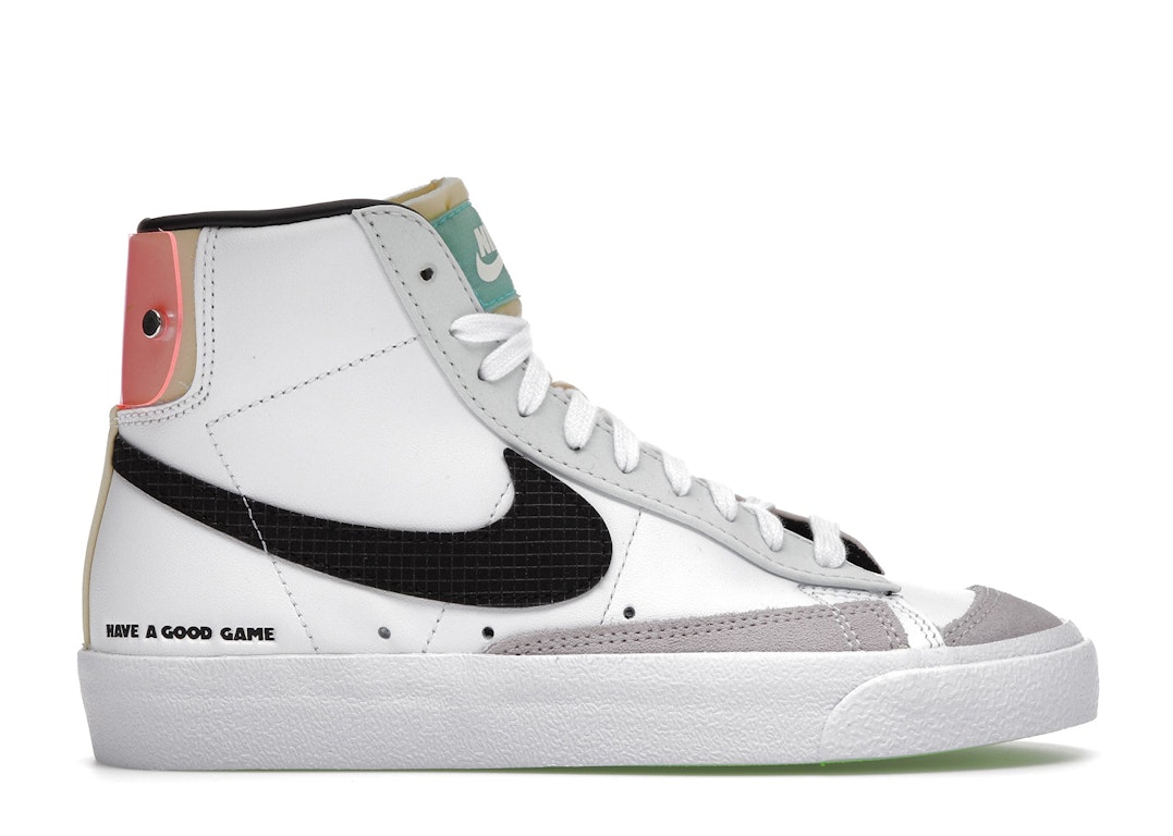 Pre-owned Nike Blazer Mid Have A Good Game (women's) In White/black-multi-color