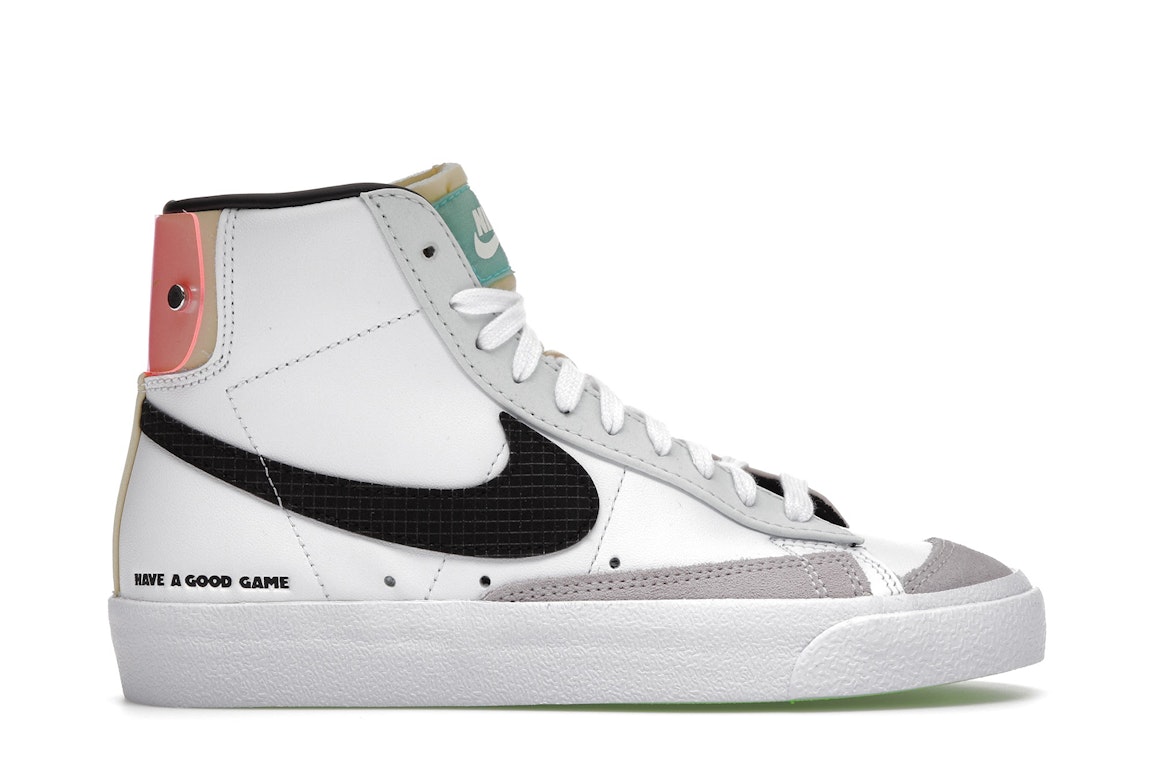 Pre-owned Nike Blazer Mid Have A Good Game (women's) In White/black-multi-color