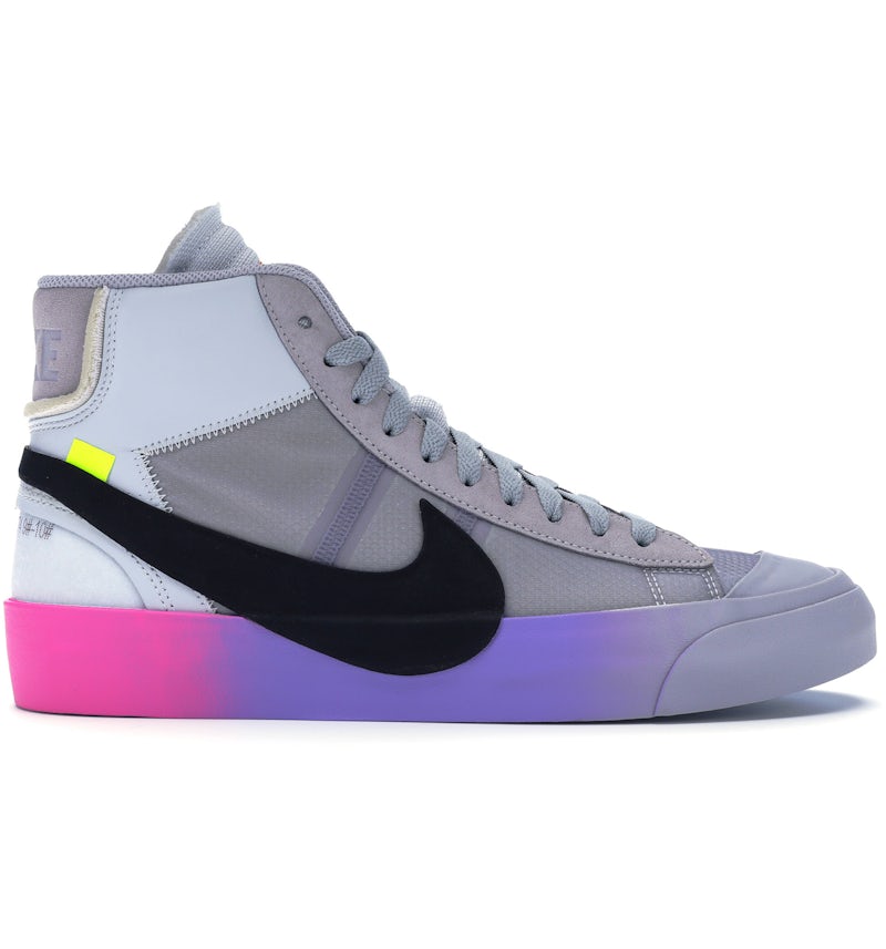 Nike Blazer Mid Off-White Wolf Grey Serena Queen Men's AA3832