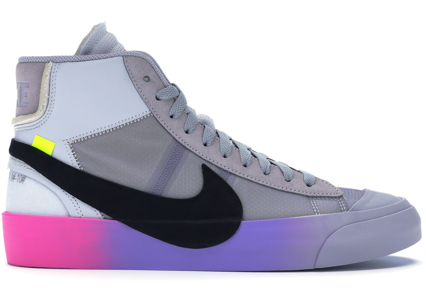 Nike Blazer Mid Off-White Wolf Grey Serena Queen Men's AA3832