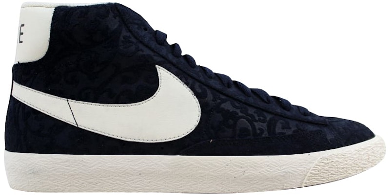 Nike Blazer Mid Premium Vintage Obsidian/Sail-White-Team Orange