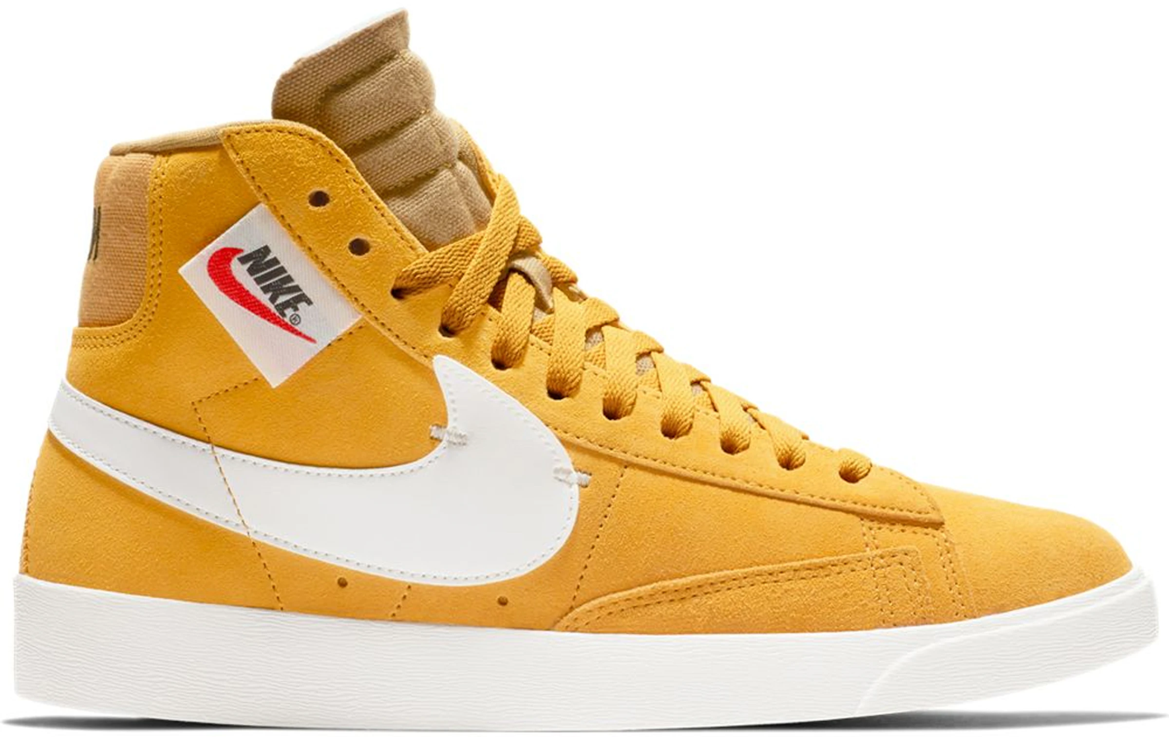 Nike Blazer Mid Yellow Ochre (W) - BQ4022-700 -