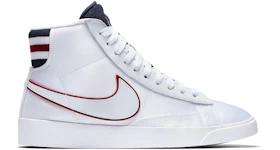 Nike Blazer Mid White Blackened Blue Red Crush (W)