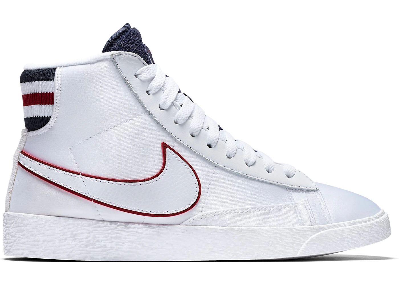 Nike Blazer Mid White Blackened Blue Red Crush Women s AV9375