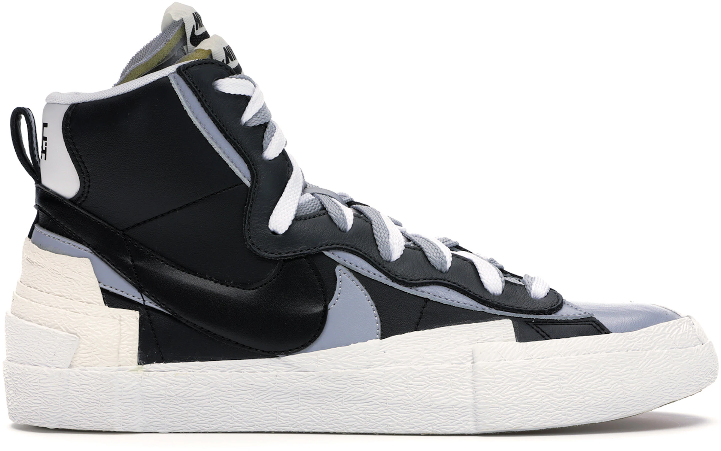 carolino Halar Relativo Nike Blazer Mid sacai Black Grey - BV0072-002 - US