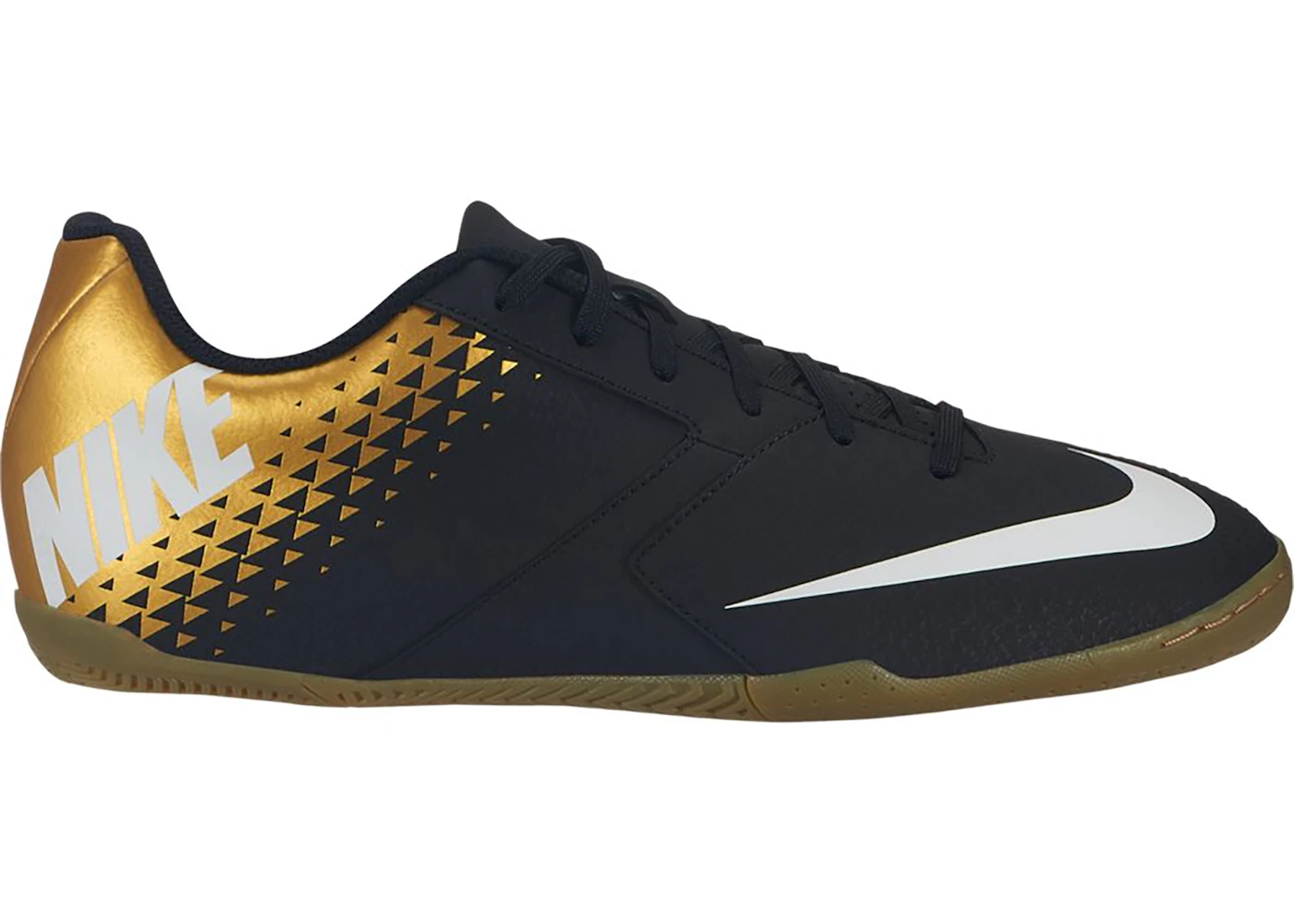Men's bombax turf soccer shoes-black-gold best sale