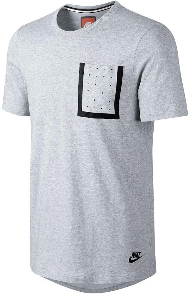 Nike Bonded Pocket T-shirt Grey Men's - FW23 - US