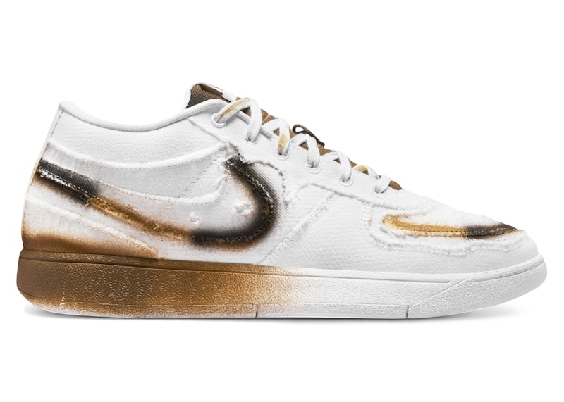 Men's Nike Book 1 Torched Sneakers in White/Black