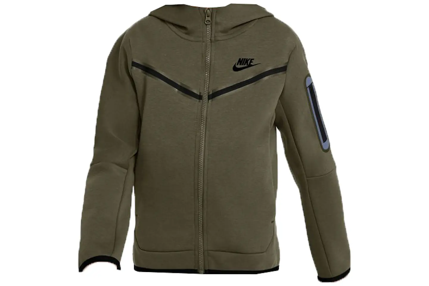 Nike Boys Tech Fleece Hoodie Rough Green/Black - SS22