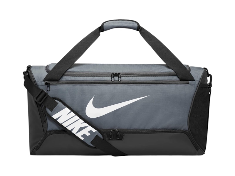 Pre-owned Nike Brasilia 9.5 Training Duffel Medium 60l Bag In Iron Grey/black/white In Multi