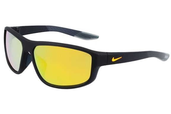 Occhiali da sole Nike Brazen Fuel in ossidiana opaca/marrone/arancione (DJ0803-452-6214)