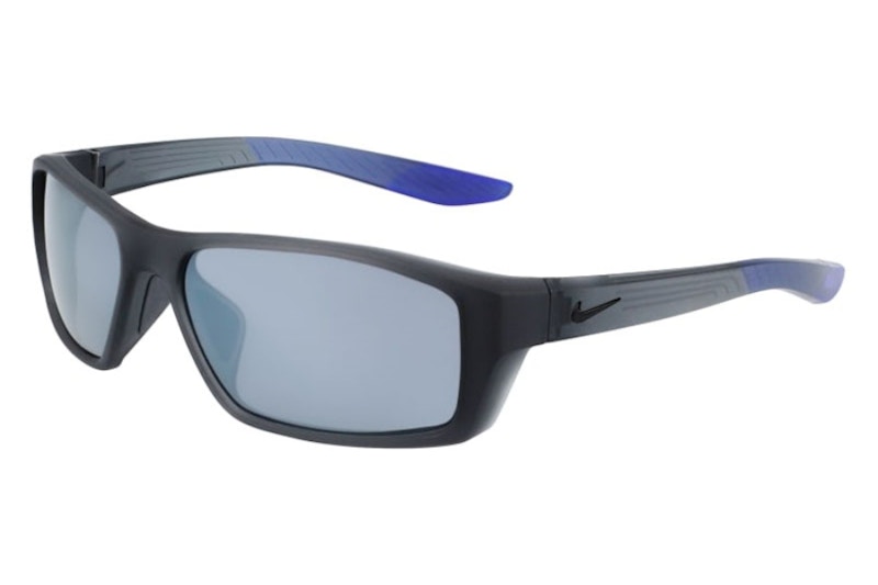 Pre-owned Nike Brazen Shadow Sunglasses59) In Matte Dark Grey/grey Silver (ct8228/012 In Gray