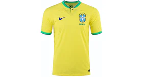 Nike Brazil 2022/23 Stadium Home ADV Dri-FIT Soccer Jersey Dynamic Yellow/Green