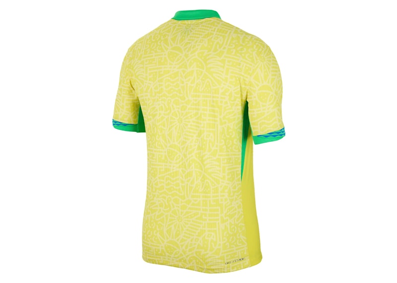 Nike Brazil 2024 Match Home ADV Authentic Jersey Dynamic Yellow/Lemon ...