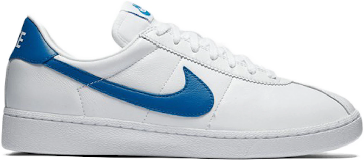 Sofocante comentarista Eliminación Nike Bruin QS Leather White Photo Blue Hombre - 842956 100 - US
