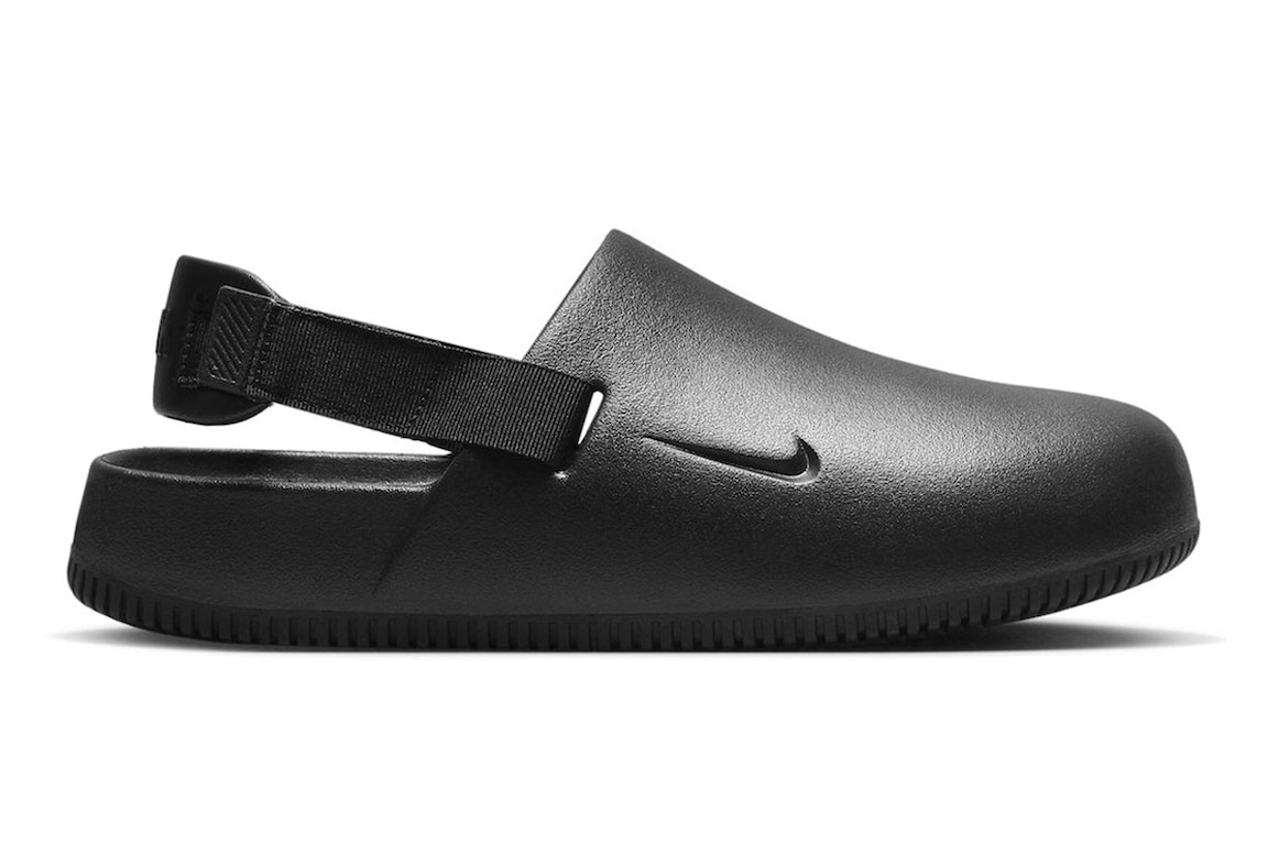 Pre-owned Nike Calm Mule Black (women's) In Black/black