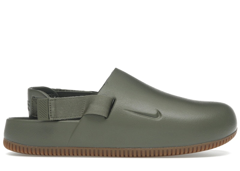 靴 Nike Calm Men's Mule 28 Medium Olive Gum Nike Calm Mule Medium Olive Gum Men's - FD5131-202 - US