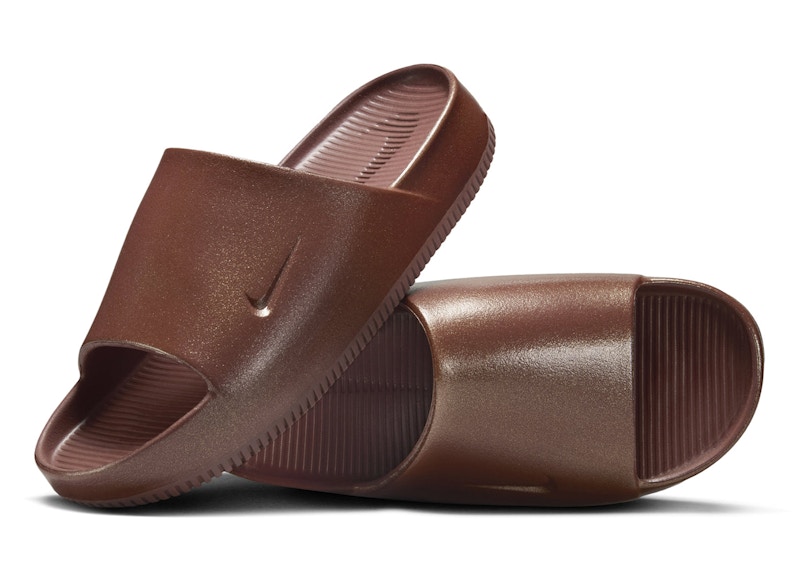 Pre-owned Nike Calm Slide (women's) Sneakers In Red Sepia
