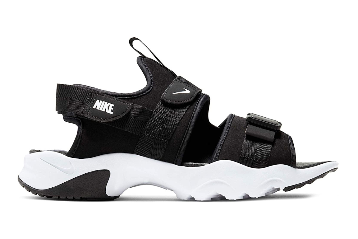 Pre-owned Nike Canyon Sandal Black In Black/black/white
