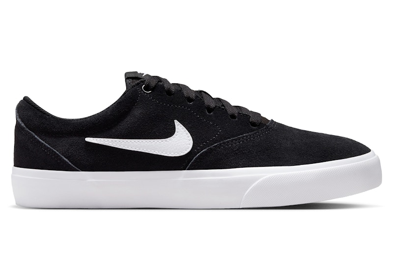 nike sb charge suede black and white