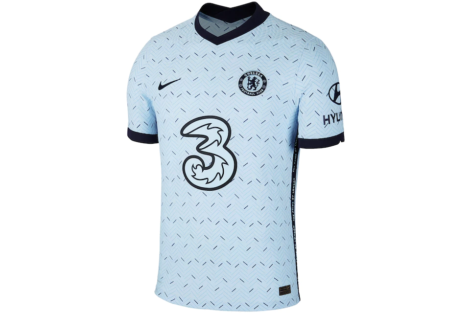 Nike Chelsea chelsea air max jersey Away Vapor Match Shirt 2020-21 Jersey Light Blue