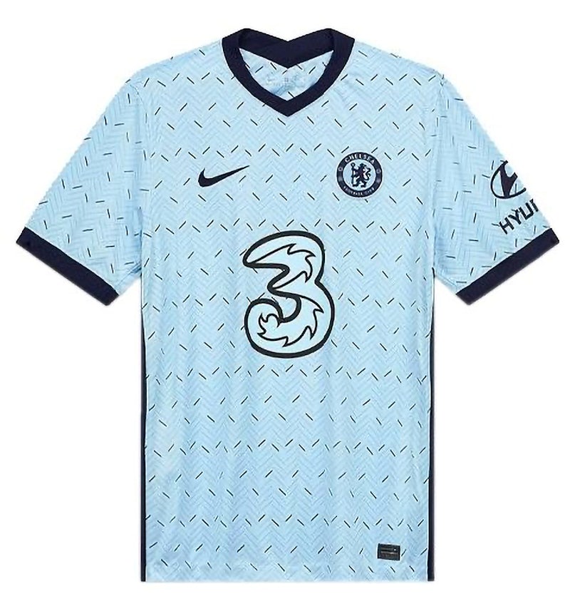 Nike Chelsea FC 20/21 Maillot Extérieur Bleu clair Homme de la