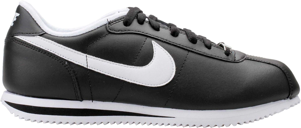 Marca comercial Mujer joven Nos vemos mañana Nike Classic Cortez Basic Leather Black White - 316418-600 - ES