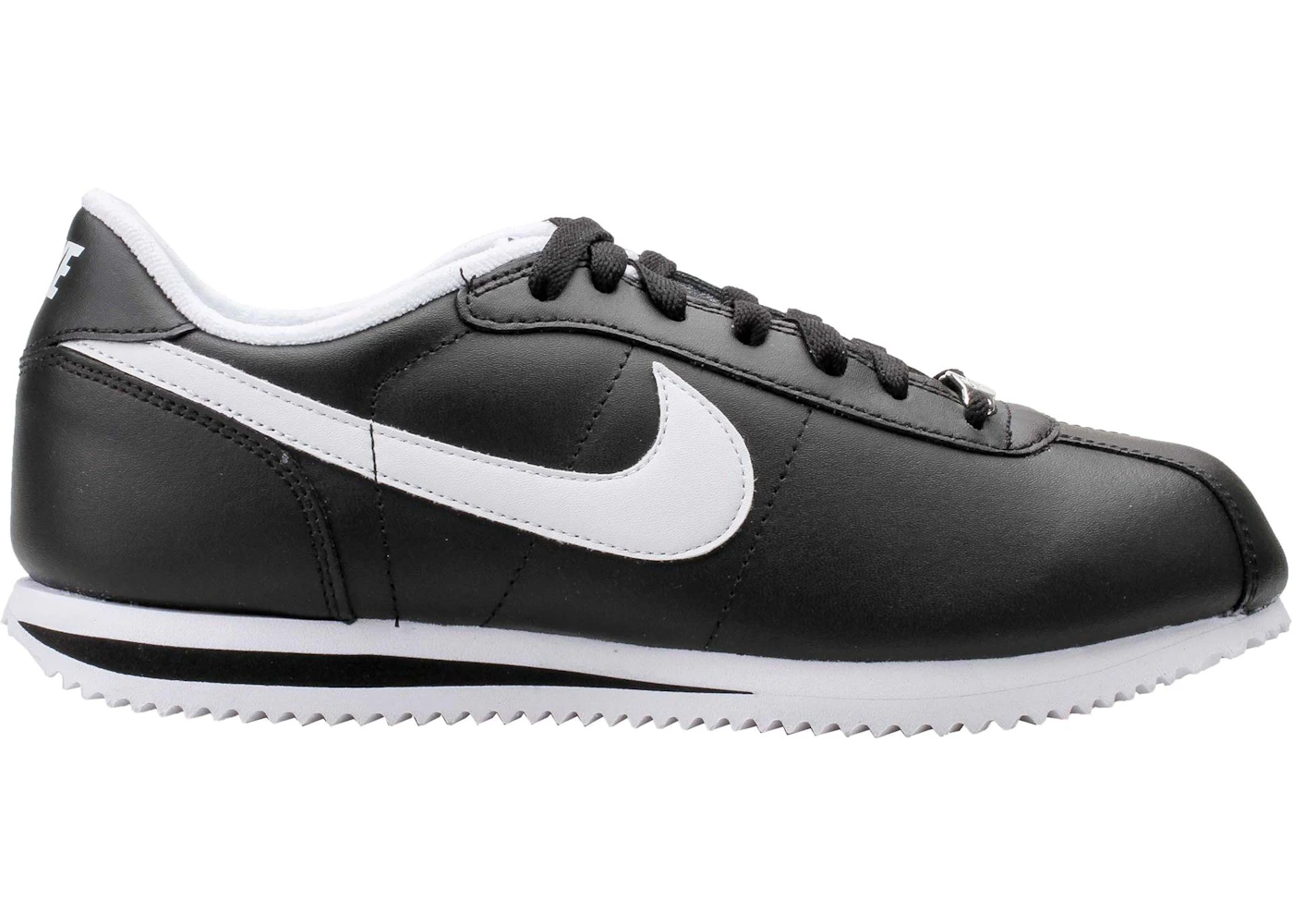 Nike Classic Cortez Basic Leather Black White Men s 316418 600 US
