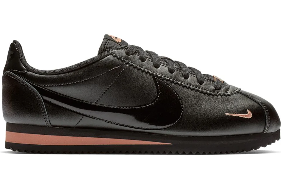 Nike Classic Cortez Black Rose Gold Women s 905614 010 US