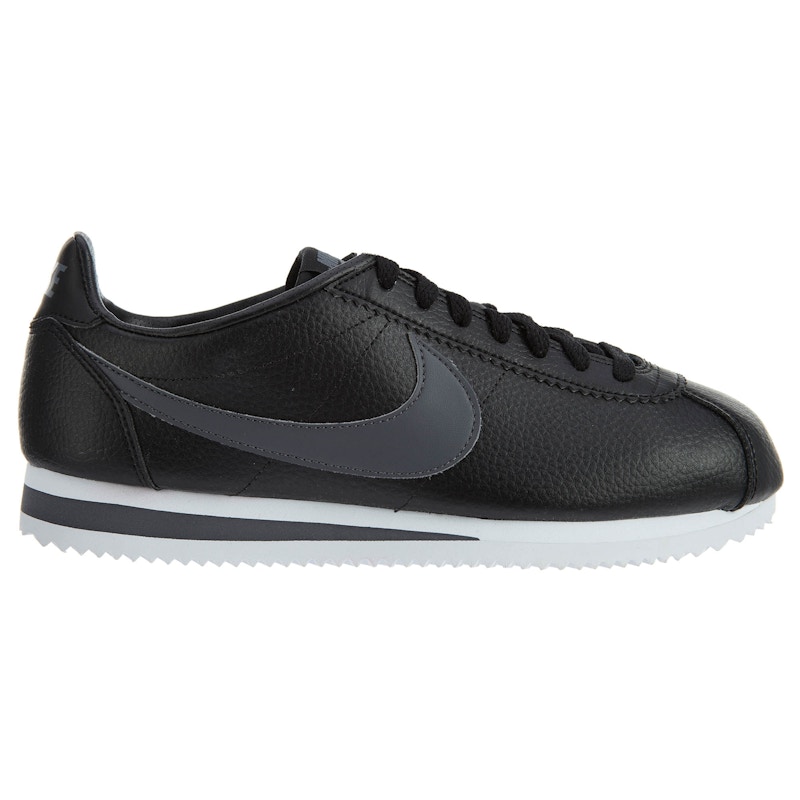 Nike Classic Cortez Leather Black/Dark Grey-White Men's - 749571