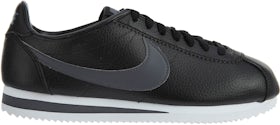 Nike Classic Cortez Leather Black/Dark Grey-White