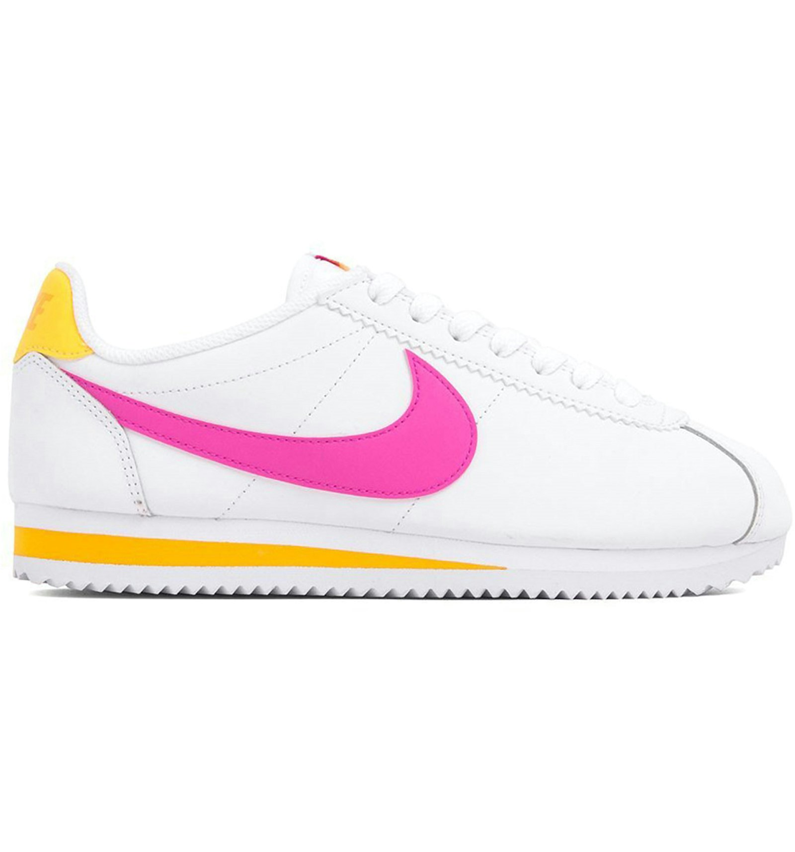 Nike cortez pink and yellow Clearance