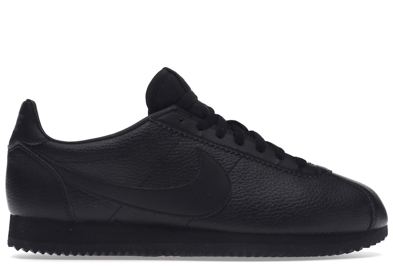 Nike Classic Cortez Leather Triple Black メンズ - 749571-002 - JP