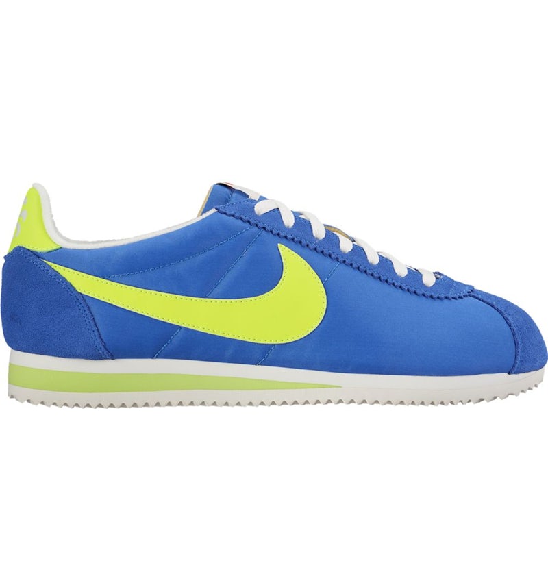 Nike Classic Cortez Nylon Varsity Royal Volt Men s 844855 470 US