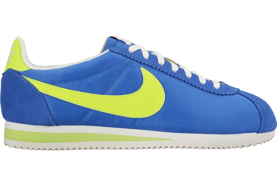 Nike Classic Cortez Nylon Varsity Royal Volt Men s 844855 470 GB