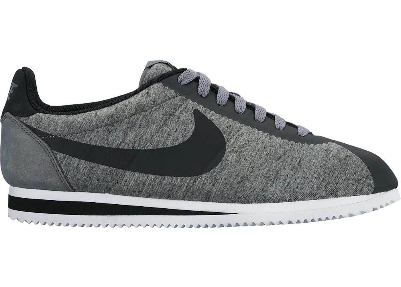 Grey and store black nike cortez