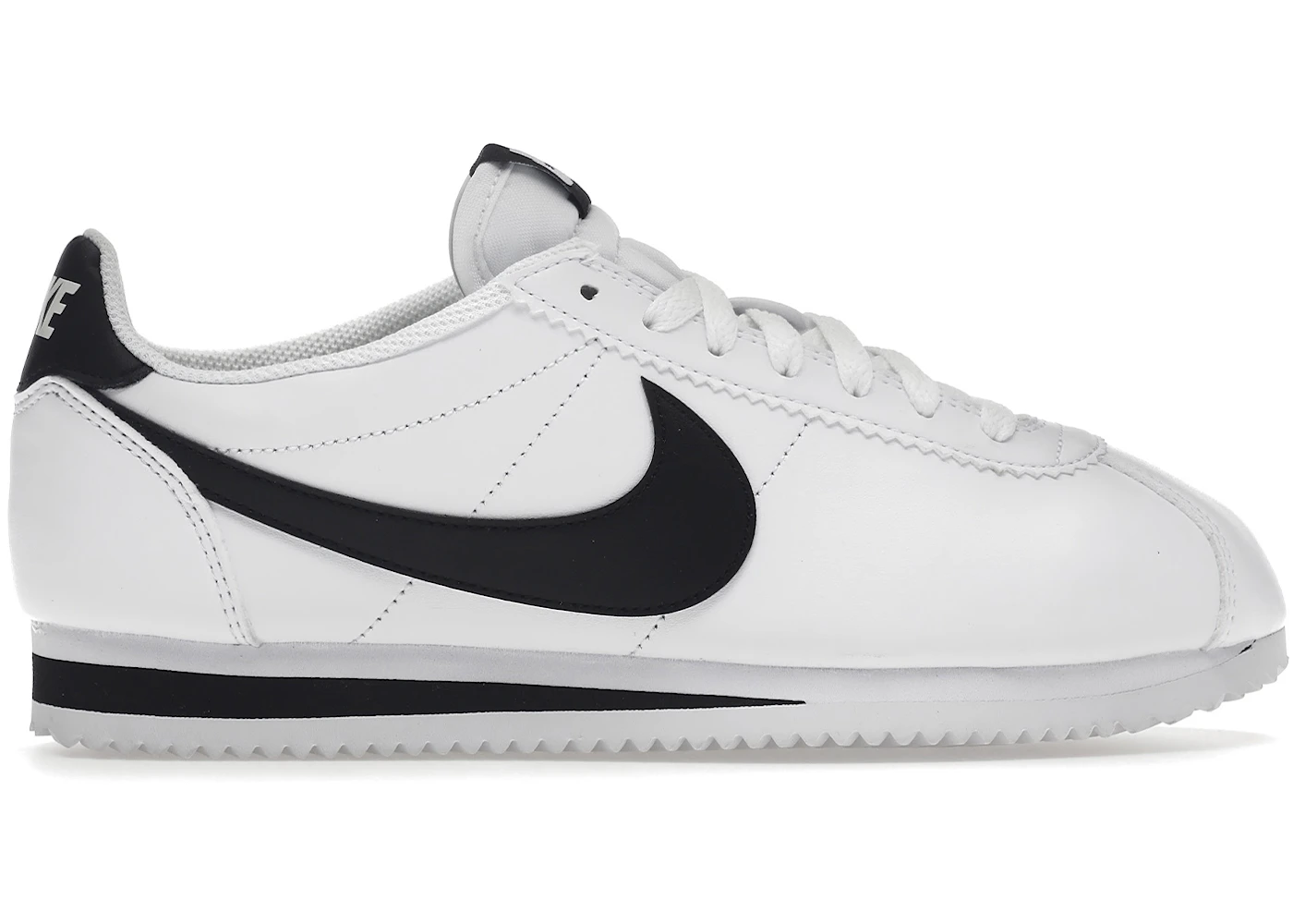 Classic Cortez White Black (Women's) - 807471-101 - US