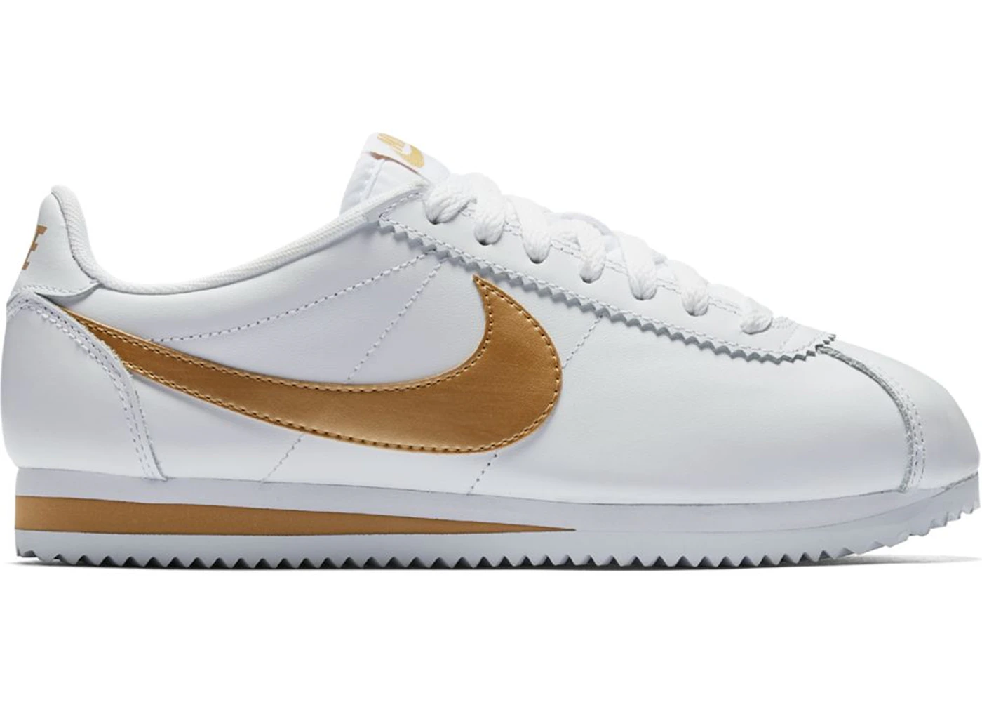 Cortez leather white gold outlet