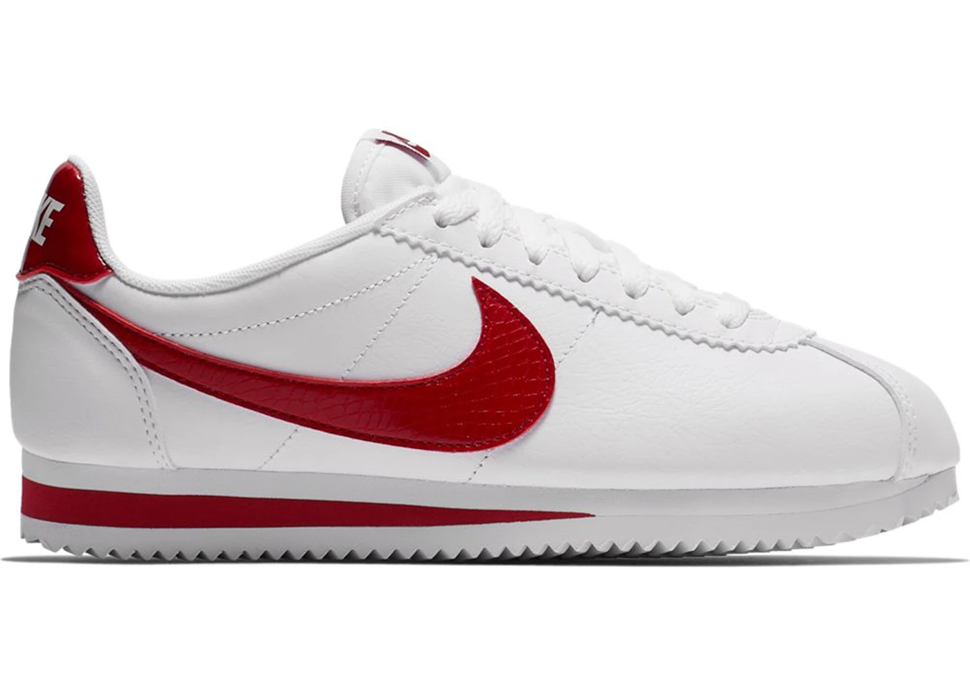 Red white and 2025 blue nike cortez mens