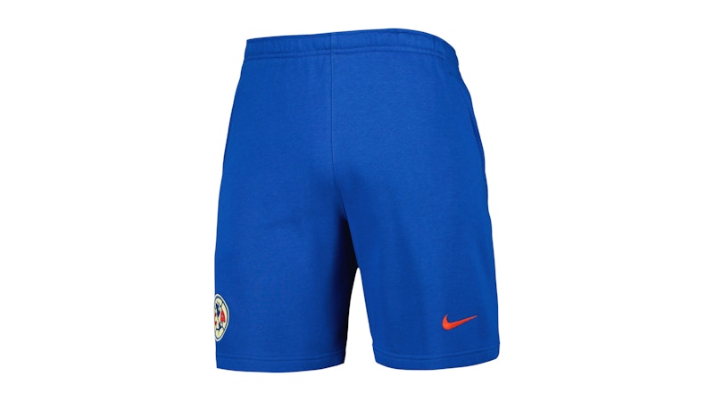nike club fleece shorts blue
