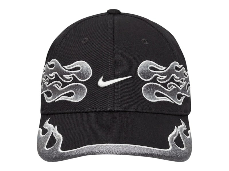 希少　Nike Structured OG Flame Cap S/M Nike Club Semi-Structured OG Flame Cap Black Men's - US