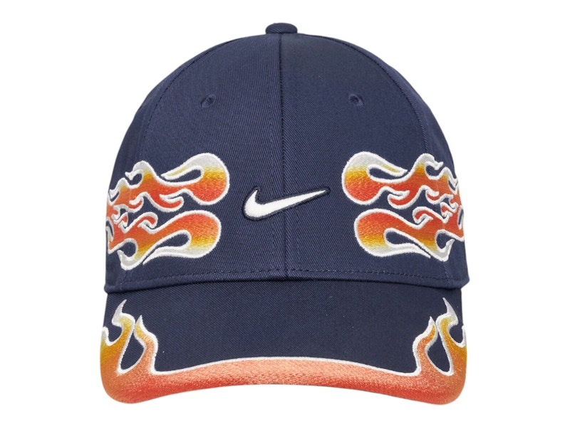 Nike Club Semi-Structured OG Flame Cap Midnight Navy メンズ - JP