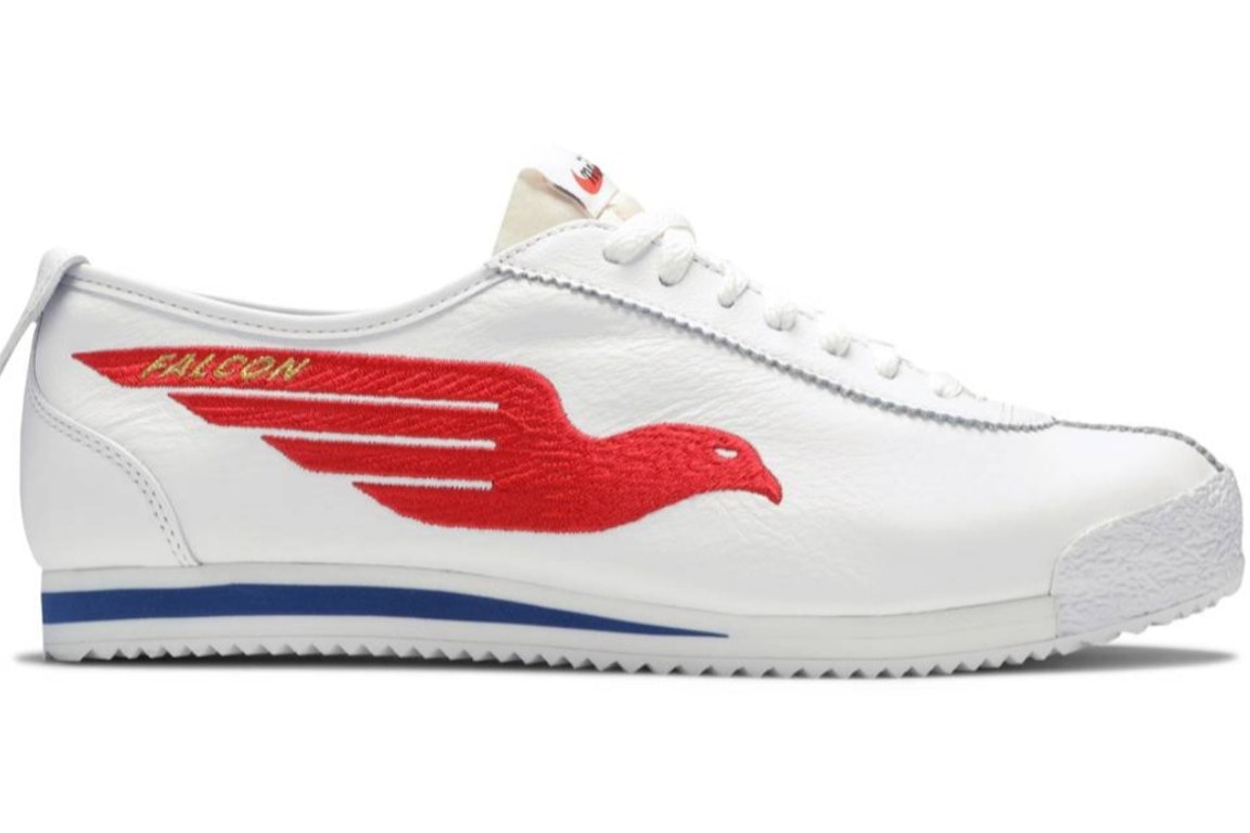 Pre-owned Nike Cortez 72 Shoe Dog Speedy Peregrine In White/varsity Red-game Royal