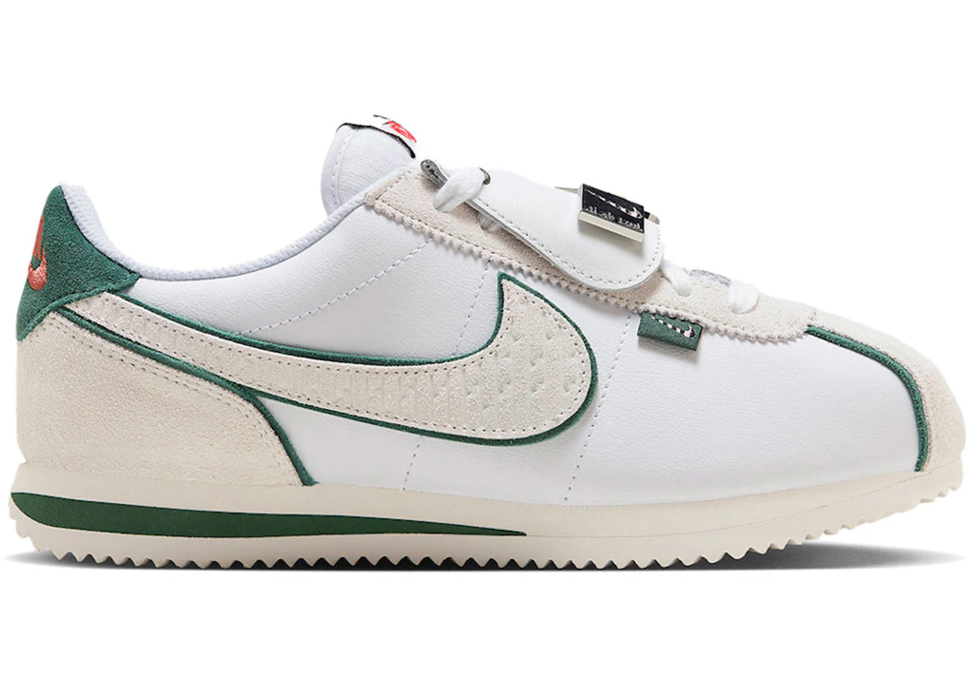 Nike cortez white and green Clearance