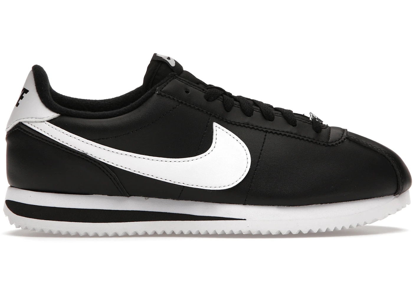 Nike Cortez Basic Leather 'Black White' | Men's Size 15