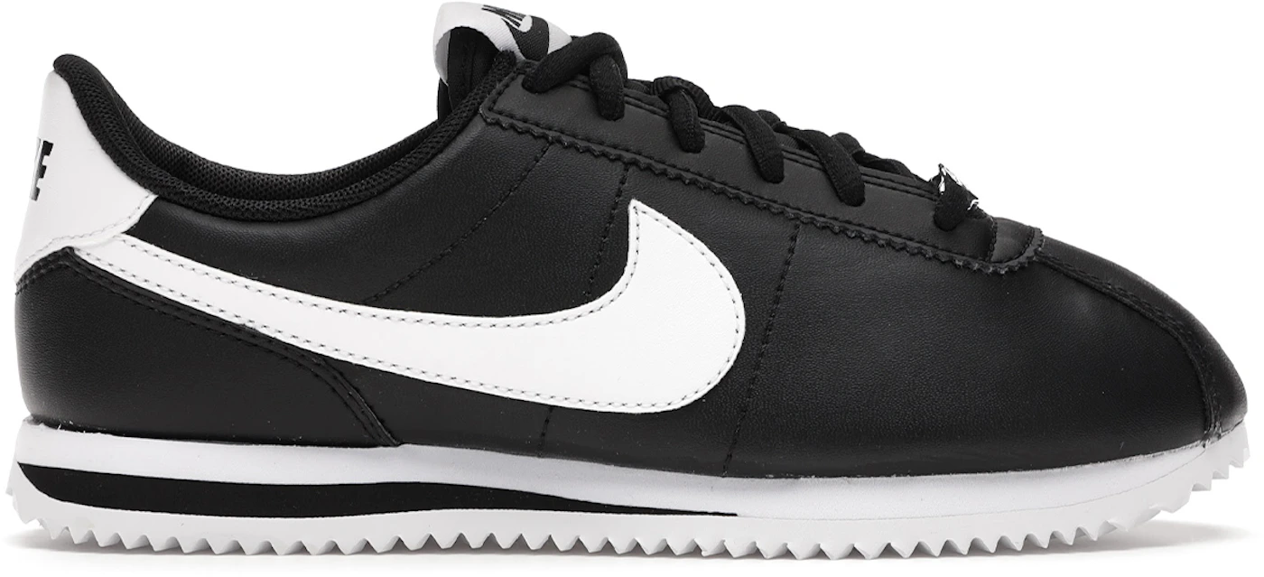 Nike Cortez Basic Leather Black White (GS) Kids' 904764-001 -