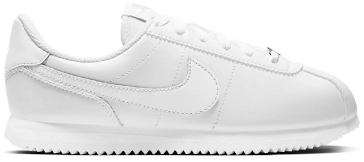 Nike Cortez Basic SL Triple White (GS) Kids' - 904764-100 - US
