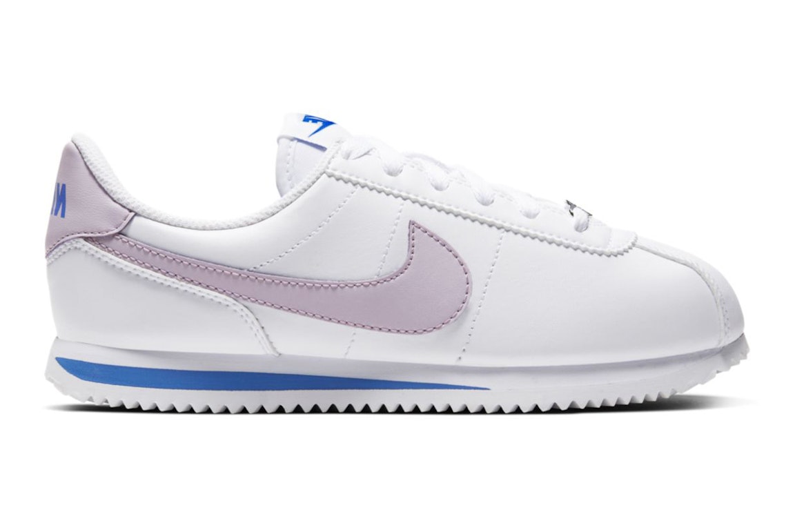Pre-owned Nike Cortez Basic Sl White Iced Lilac (gs) In White/iced Lilac/soar